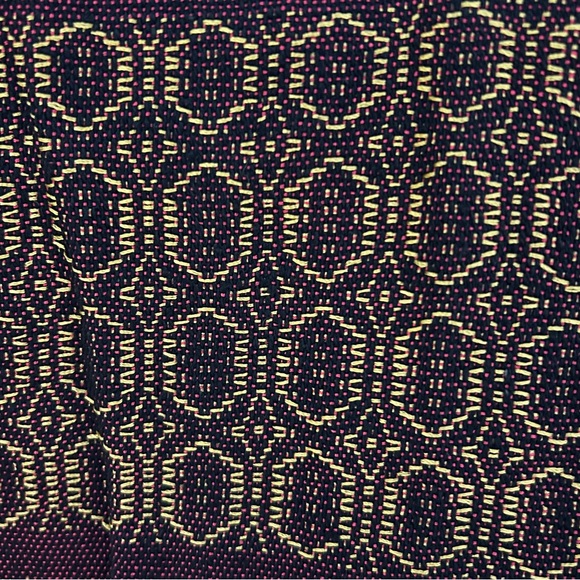 Hand loom vintage long blazer made in Oaxaca mex. - Picture 6 of 7